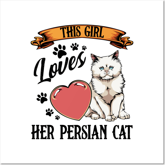 Persian Cat Wall Art by Lumio Gifts